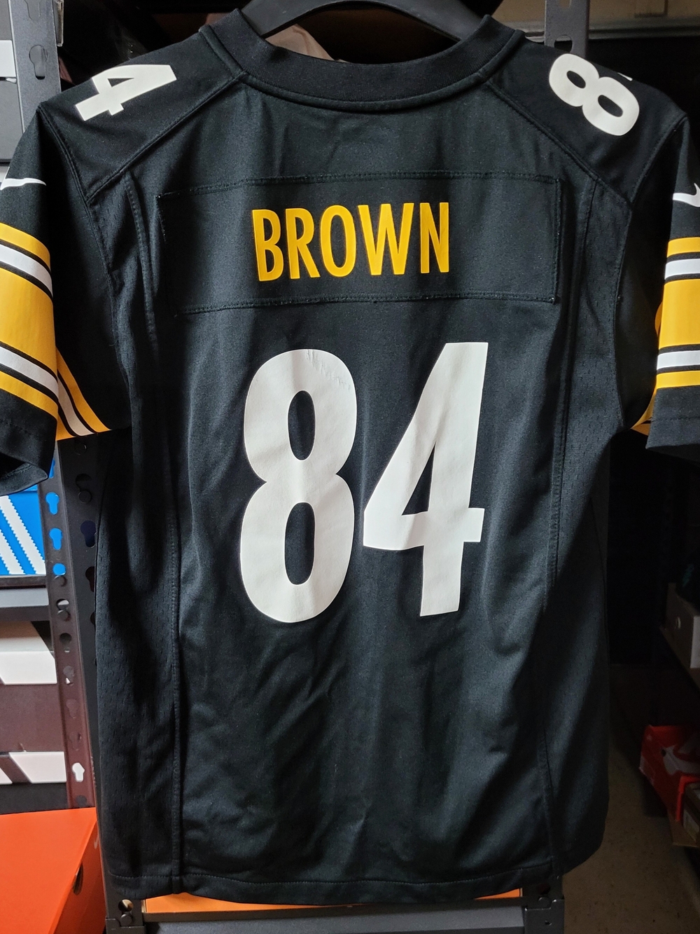 Nike Pittsburgh Steelers Antonio Brown #84 NFL Team Apparel Jersey Size Youth L